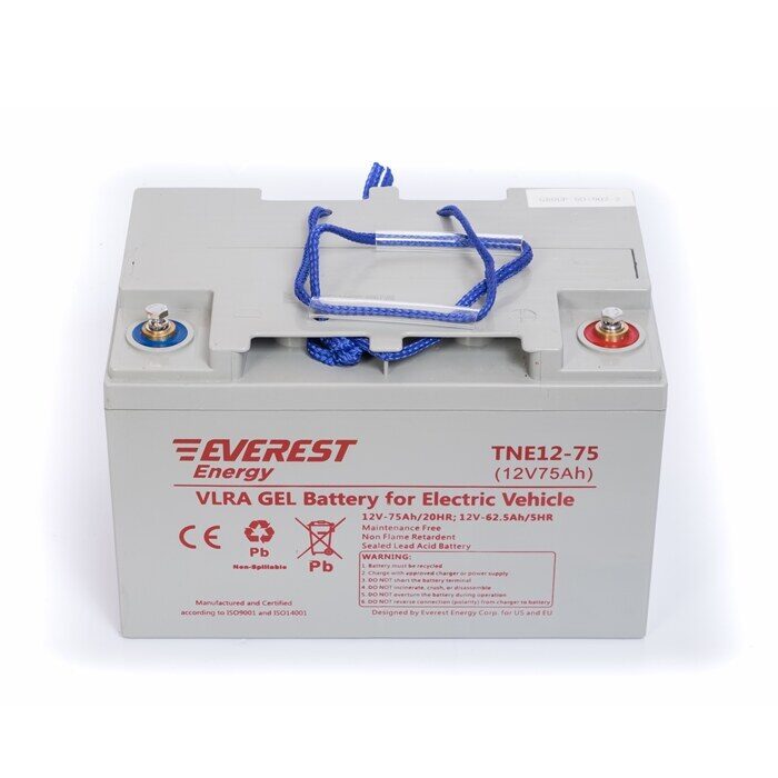 Everest Energy TNE-12-75 / 6-EVF-60 — аккумулятор фото 3